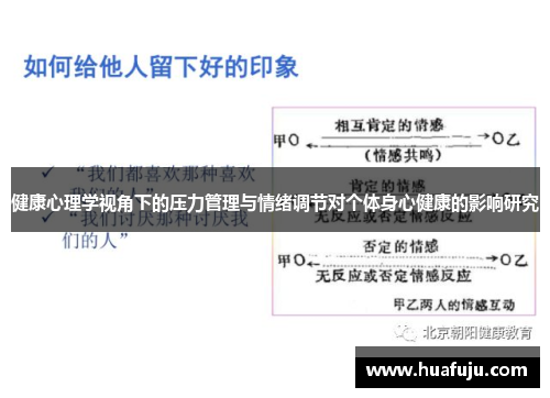 健康心理学视角下的压力管理与情绪调节对个体身心健康的影响研究 健康心理学视角下的压力管理与情绪调节对个体身心健康的影响研究